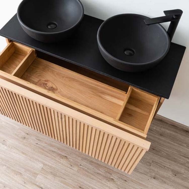Badkamermeubel hout modern