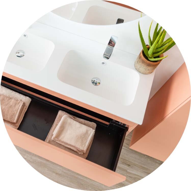 armoire de toilette Puro Blush 2