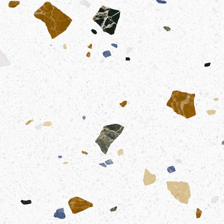 L'aspect des carreaux de terrazzo