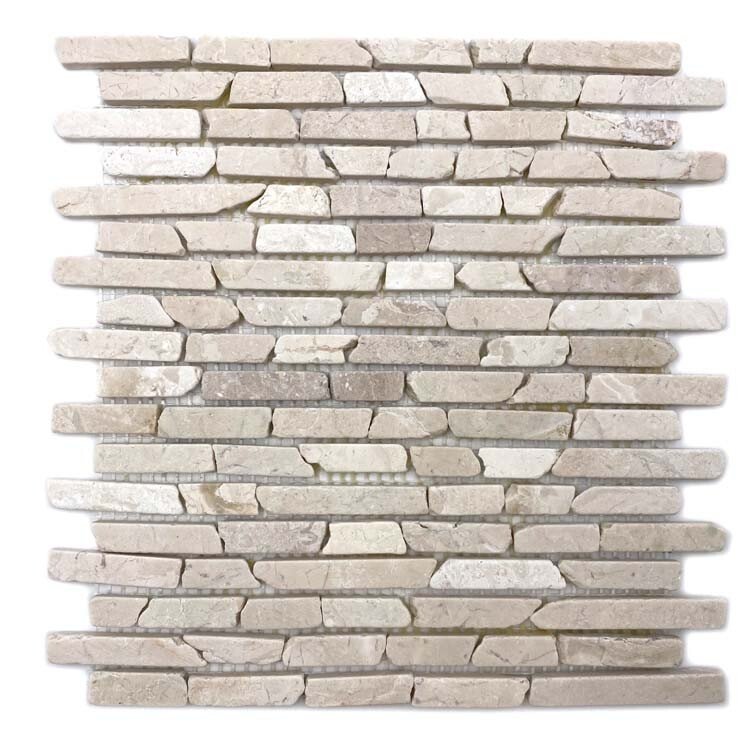 Carreaux de mosaïque bandes de pierre