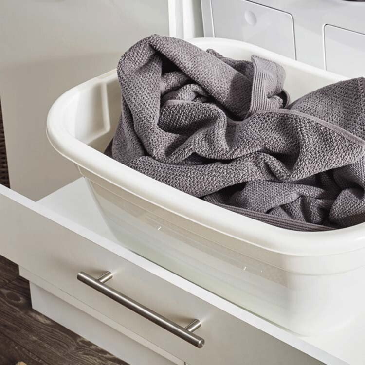 Wasmand op uitschuiflade