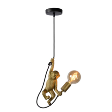 CHIMP Suspension E27/60W Noir / Or - Suspensions & lustres