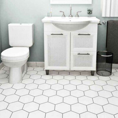 carrelage-hexagonal-pose